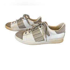 Sam Edelman Women’s Marquette White/Gray Sneakers Size ‎ 7